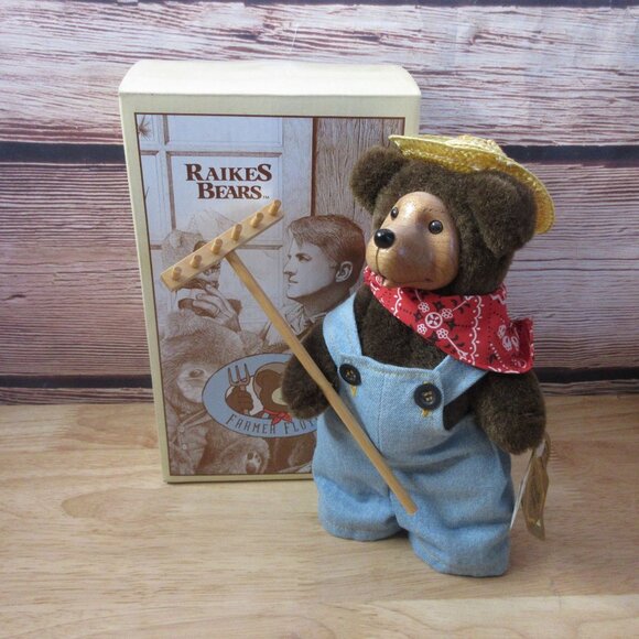 Robert Raikes Floyd Farmer Career 9" Bear Limited Edition  COA Applause 611/5000 - Picture 5 of 11
